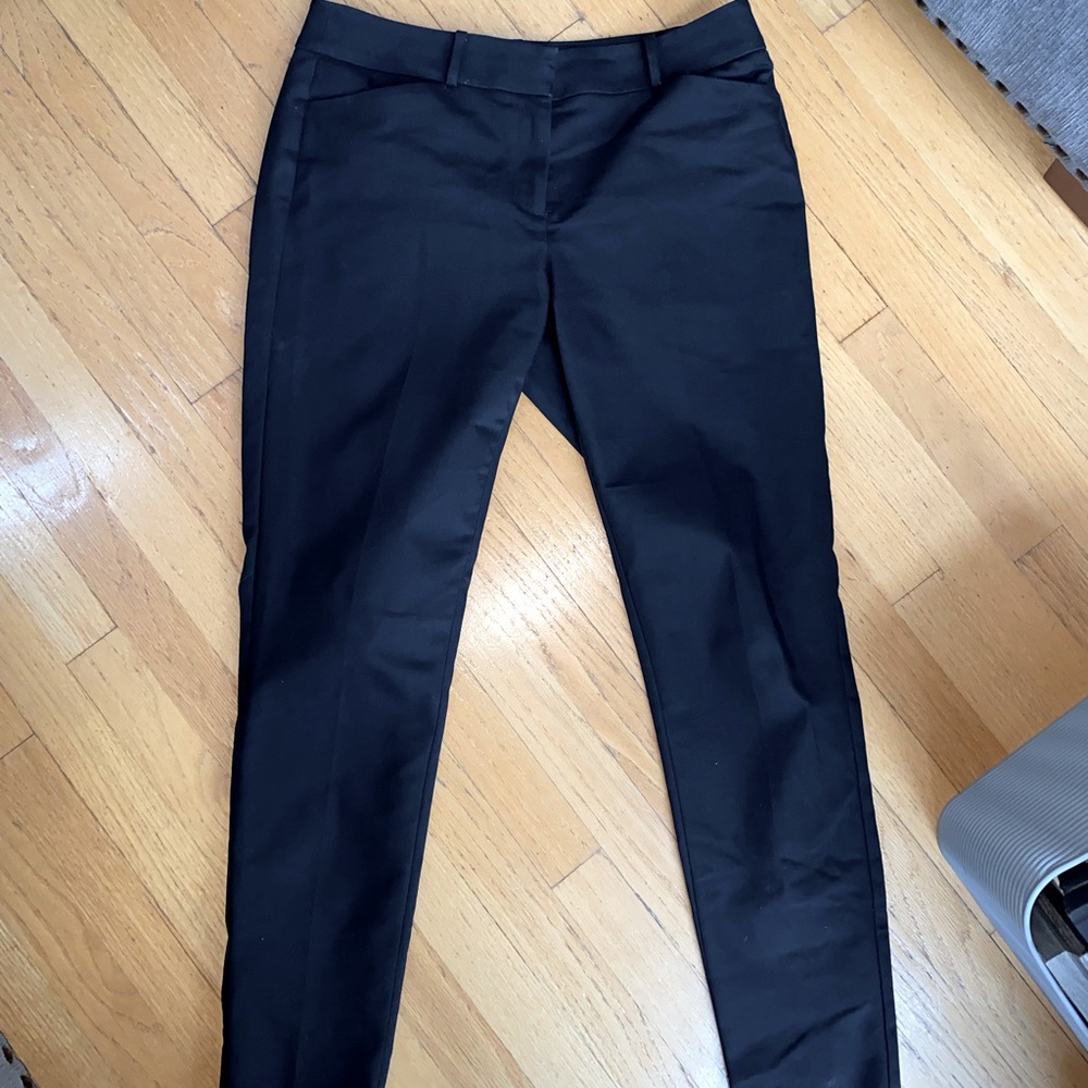 Ann Taylor Loft Work Pant - Black Size 8 Tall